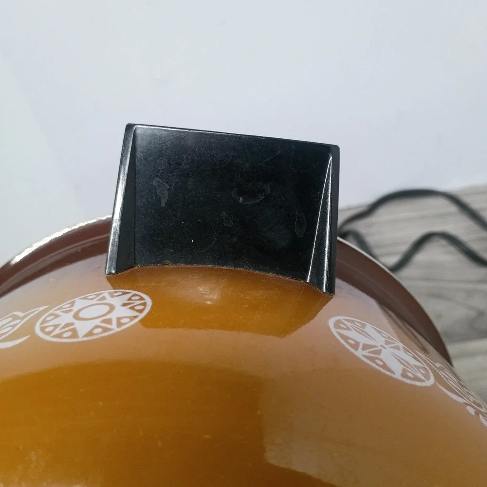 Vintage West Bend Lazy Day 4 Qt Slow Cooker Electric Crock Pot Enamel Retro